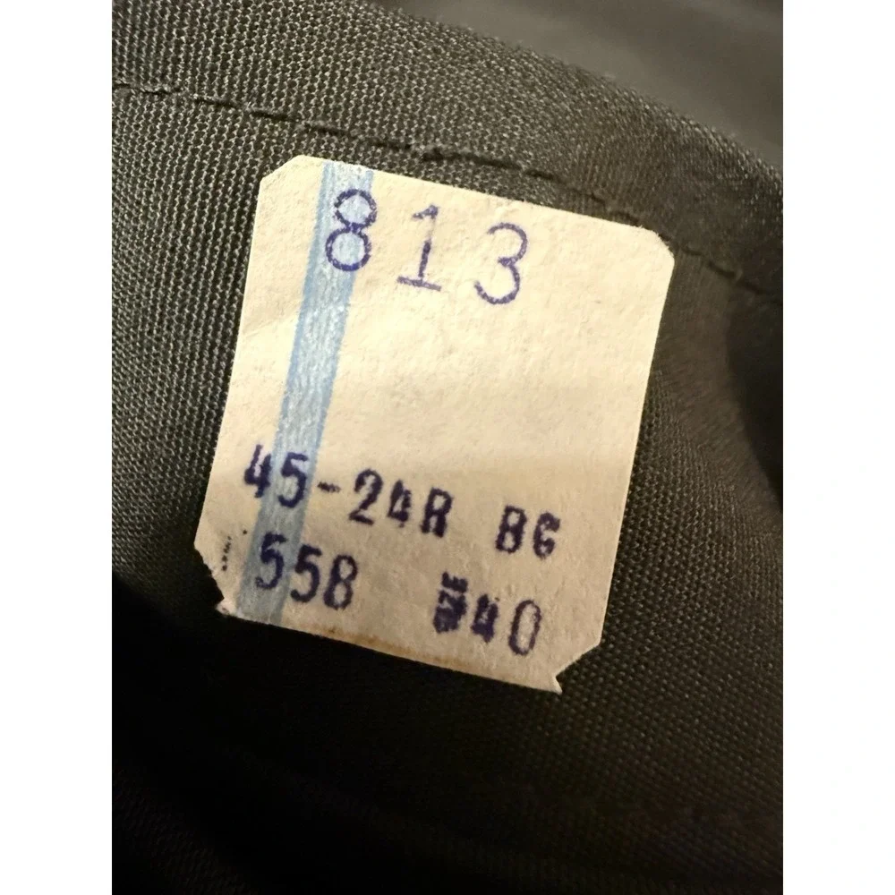 Vintage SEARS Perma Prest Trench Coat Hunter Green Button Liner Men's 40 USA 70s